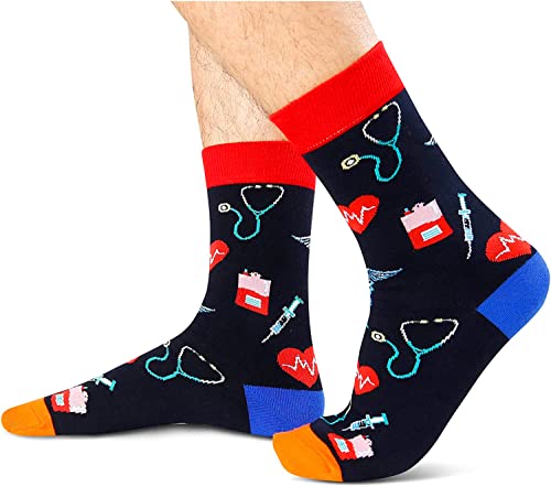 Unisex Crazy Unique Hospital Socks Doctor Gifts