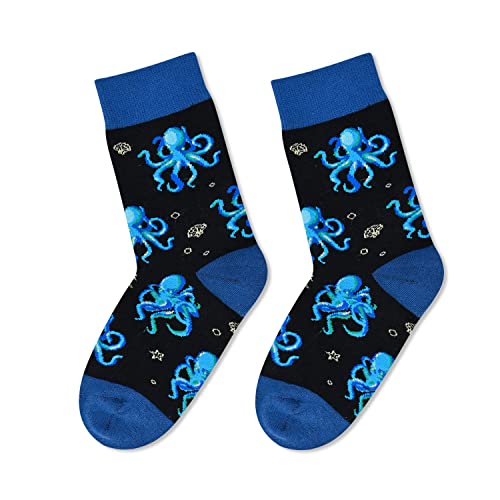 Children Novelty Cozy Octopus Socks Gifts for Octopus Lovers