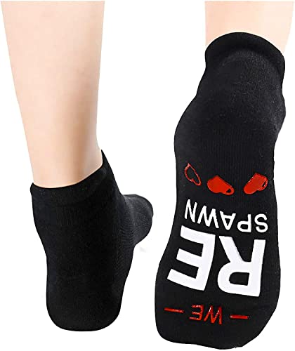 Women's Crazy Towel Non-Slip Thick Cute Never Die Socks Gifts for gamers
