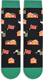 Unisex Realtor Socks, Real Estate Gifts, Realtor Gifts for Women and Men, Fun Real Estate Agent Gifts, Real Estate Socks