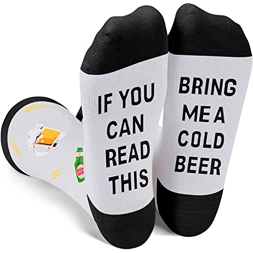 Beer Lover Gift Unique Beer Socks Funny Beer Gift for Women , Ideal Gifts for Beer Lovers and Drinkers
