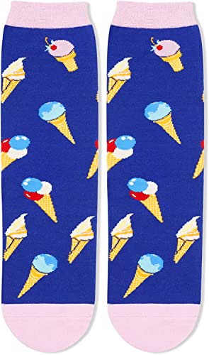 Bebrejde importere Blive kold Women's Funny Pop Ice Cream Socks Gifts for Ice Cream Lovers – Happypop