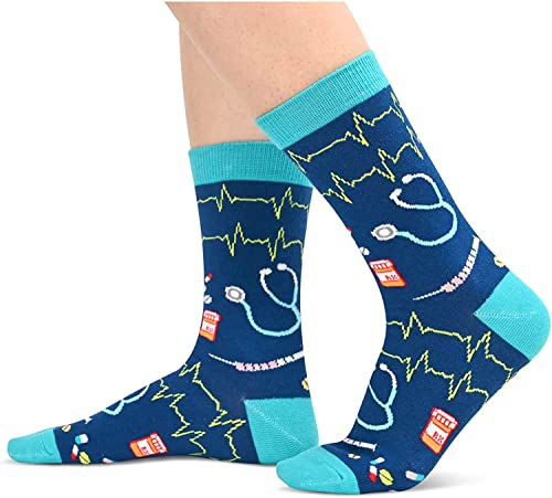 Dr. Socks, Gifts for Doctors, Unisex Doctor Socks, Medical Socks, Pharmacy Socks, Ideal Medical Assistant Gifts, Pharmacist Gifts