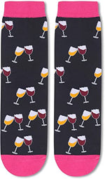 Unique Wine Socks Ideal Gifts for Drinkers Funny Wine Gift for Men and Women, Wine Lover Gift