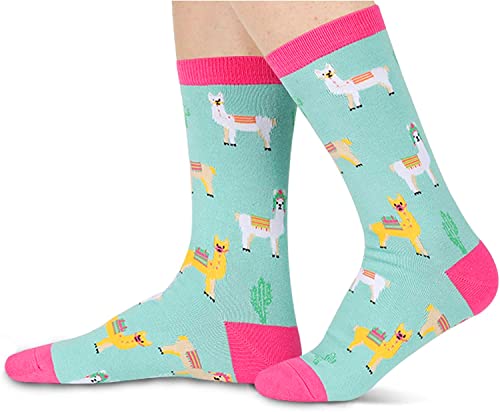 Funny Llama Gifts for Women Gifts for Her Llama Lovers Gift Cute Sock Gifts Llama Socks