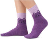 Women Warm Thick Soft Wool Multi Cozy Crew Socks Winter Christmas Gifts - 5 Pairs