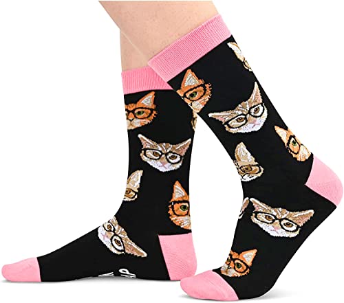 Cat Mom Gifts Funny Cat Lover Gifts for Women Mothers Day Birthday Gifts for Mom Cat Socks