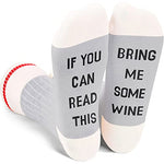 Wine Lover Gift Unique Wine Socks Funny Wine Gift for Women , Ideal Gifts for Wine Lovers and Drinkers