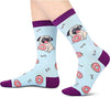 Women's Funny Novelty Dog Pug Socks Gifts For Pug Lovers