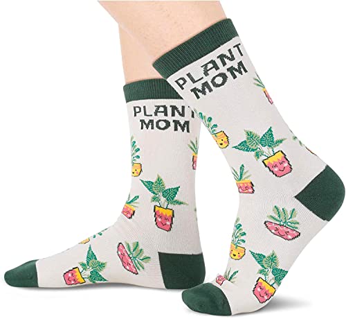 Funny Gardening Gifts for Women, Crazy Plant Nature Socks Plant Lady Gifts, Cool Gifts for Plant Lovers Indoor Gardening Gifts