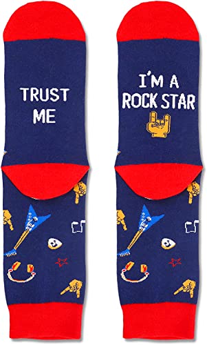 Musician Gifts for Men, Cool Rock Themed Gifts, Heavy Metal Gifts, Rock Lover Gifts for Men, Rock Gifts, Punk Gifts, Rock Socks for Music Lovers