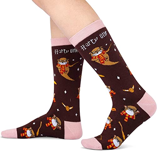 Funny Otter Gifts for Women Ocean Gifts for Her Sea Otter Lovers Gift Cute Sock Gifts Otter Socks