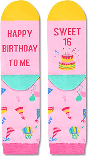 Crazy Silly Funny Socks for Kids, Top Best Cool Presents Gifts for 16 Year Old Girls, 16 Year Old 16 Yr Old Girl Gift Ideas