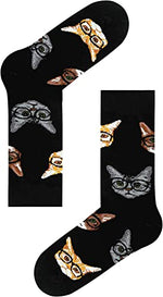 Cat Gifts for Cat Lovers Cat Owner Cat Dad Socks for Men Fun Novelty Cool Socks Cat Dad Gifts