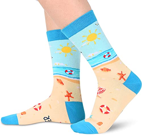 Unisex Novelty Funny Beach Socks Gifts For Beach Lovers