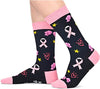 Unisex Breast Cancer Socks, Cancer Awareness Socks, Chemo Socks, Inspirational Gifts for Breast Cancer Survivor, Chemo Gifts, Survivor Gifts