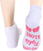 Women's Novelty White Pop Cancer Socks Chemo Patient Gifts