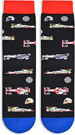 Unisex Racing Socks, Race Car Gifts, Dirt Track Racing Gifts, Dirt Tracking Racing Gifts For Men Women, Racing Car Socks for Racing Enthusiasts