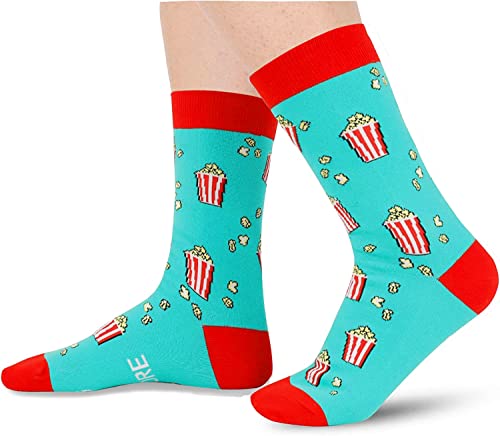 Unisex Funny Cute Popcorn Socks Gifts for Popcorn Lovers