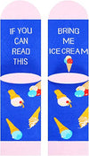 Unisex Crazy Cute Ice Cream Socks Gifts for Ice Cream Lovers