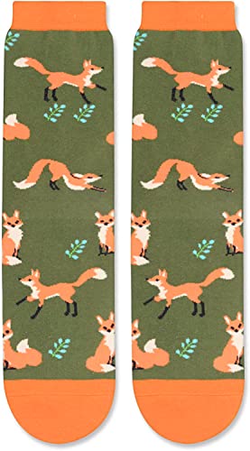 Fox Gifts for Women Lovely Animals Socks Gift for Fox Lover Valentine's Birthdays Gift for Her