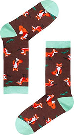 Unique Fox Gifts for Women Silly & Fun Fox Socks Novelty Fox Gifts for Moms