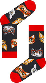 Unisex Crazy Funny Cat Socks Gifts For Cat Lovers