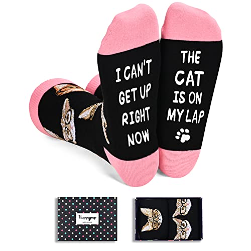 Cat Mom Gifts Funny Cat Lover Gifts for Women Mothers Day Birthday Gifts for Mom Cat Socks