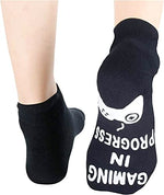 Women's Novelty Non-Skid Thick Warm Unique Game Socks Gifts for gamers-2 Pack