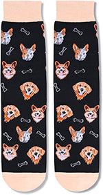 Funny Dog Gifts for Men Gifts for Him Dog Lover Gifts Cute Sock Gifts Dog Socks