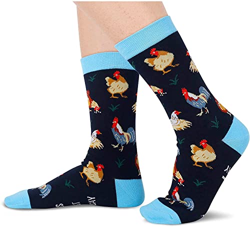 Unisex Funny Chicken Socks, Chicken Gifts for Women and Men, Rooster G ...