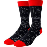 Men's Math Socks, Funny Gift for Math Lovers, College & High School Students, Physicists, Mathematicians, Accountants, Actuaries, Best Math Teacher Gifts, , Teacher's Day Gifts