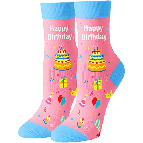Cool Birthday Gifts Kids Socks Cute Fun Birthday Gifts for Boys Girls, Happy Birthday Presents for Children