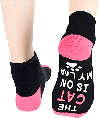 Cat Lover Gift for Women Mother's Day Gifts Mom Gift for Christmas Crazy Cat Socks