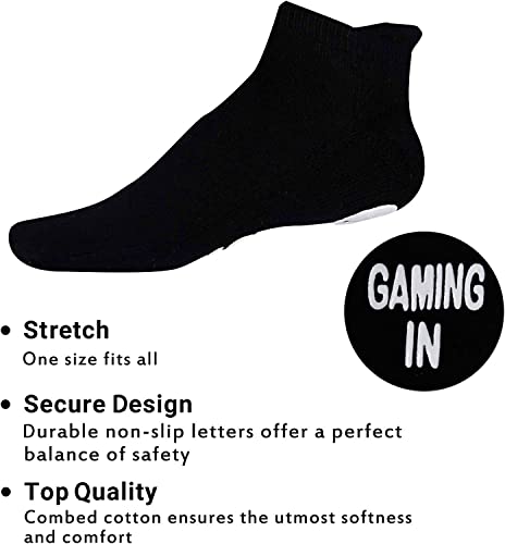 Women's Pop Non-Skid Thick Cute Gaminginprogress Socks Gifts for gamers