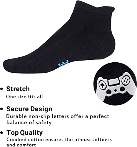 Unisex Funny Gaming Gifts, Video Game Socks for Women Men, Gaming Gifts, Novelty Gamer Socks, Gamer Gifts for Game Lovers, Gaming Socks
