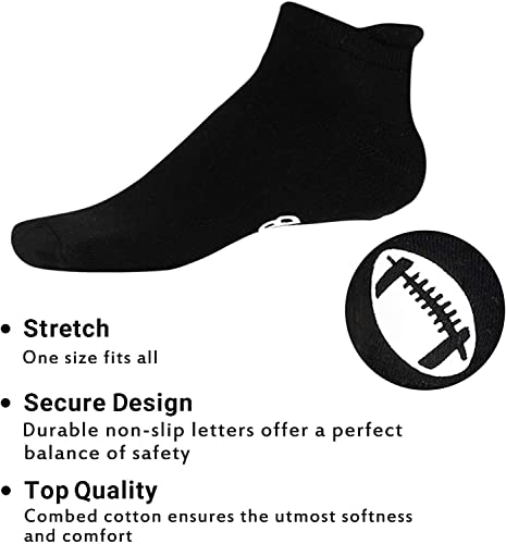Novelty Football Socks, Funny Football Gifts for Football lovers, Ball Sports Socks, Gifts for Men Women, Unisex Football Themed Socks, Sports Lover