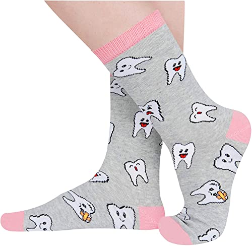 Women Dental Socks, Tooth Socks, Teeth Socks, Dentist Socks, Unique Dental Assistant Gifts, Dental School Gifts, Dentist Gifts, Tooth Gifts, Teeth Gifts