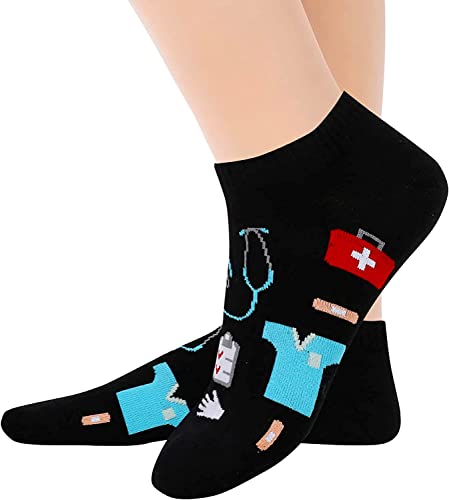 Womens Funny Nurse Socks, Health Theme Socks, Nurse Gifts, Doctor Gifts, Radiologist Gift, Medic Gift, Medical Themed Gifts for Healthcare Workers, Nurse Day Gifts