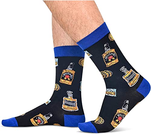 Unique Whisky Socks Ideal Gifts for Drinkers Funny Whisky Gift for Men and Women, Whisky Lover Gift