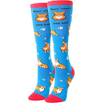 Unique Corgi Gifts for Women Silly & Fun Knee High Corgi Socks Novelty Corgi Gifts for Moms, Fun Corgi Knee High  Socks