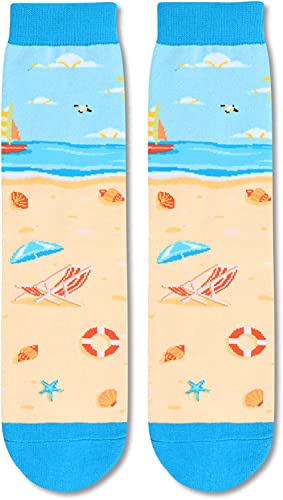 Unisex Novelty Funny Beach Socks Gifts For Beach Lovers