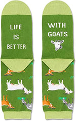 Unique Goat Gifts, Unisex Goat Socks for Men and Women, Best Gift for Goat Lovers Sheep Socks