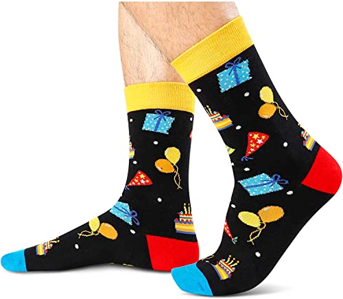 Funny Fun Birthday Gifts for Women Men Teens, Cool Birthday Gifts for Him Her Girls Boys, Happy Birthday Presents Birthday Socks