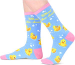 Funny Rubber Duck Gifts for Women Gifts for Her Duck Lovers Gift Cute Sock Gifts Duck Socks