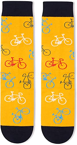 Bicycle Socks Men Cycling Socks Mountain Bike Socks Biking Socks, Cycling Gifts For Men Biker Gifts Mountain Biking Gifts Bicycle Gifts Bicyclists Gifts