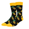 Pineapple Gifts Men's Funny Fruit Socks Pineapple Gifts for Pineapple Lovers Crazy Pineapple Themed Socks for Men