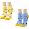 Bee Lover Gifts for Women Bee Gifts for Girl Lady Female Crazy Bee Socks, Gift For Her, Gift For Mom 2 Pairs