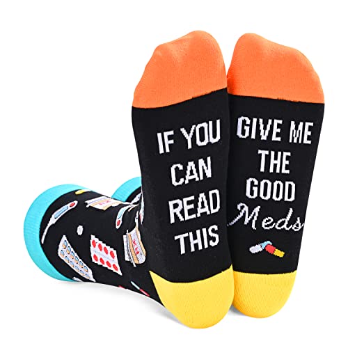 After Surgery Gifts, Gifts For Someone Who Is Sick, Unisex Get Well Soon Socks, Recovery Socks, Pill Socks, Healing Socks, Meds Socks - Happypop