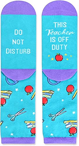 Teacher Appreciation Gifts for Teachers Women, Cool Gifts for Teachers, Funny Teacher Gifts, Cute Teacher Gifts, Teacher Socks for Women